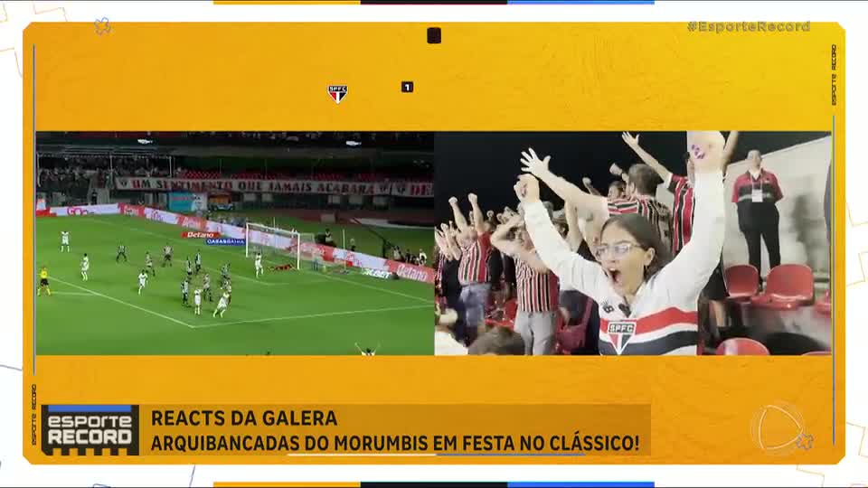 Reacts da galera: a emoção do Morumbis na vitória do São Paulo sobre o Santos