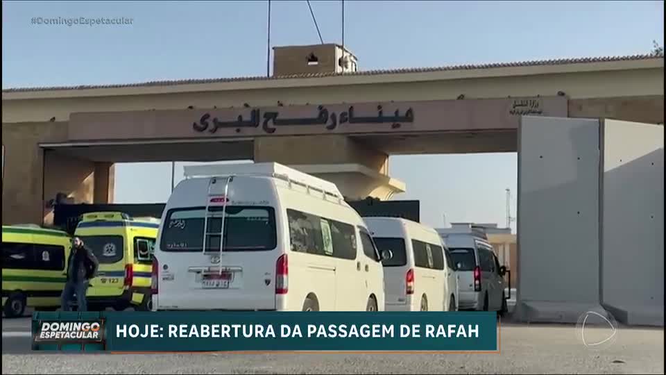 Passagem de Rafah, na fronteira entre a Faixa de Gaza e o Egito, é reaberta parcialmente