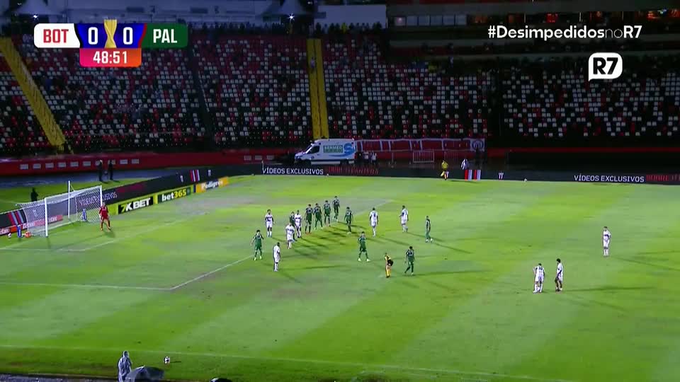 Assista à íntegra de Botafogo-SP 1 x 0 Palmeiras com R7 e Desimpedidos