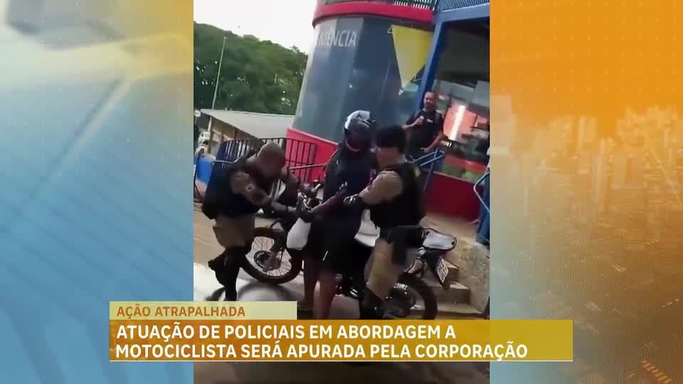 Atuação de policiais em abordagem a motociclista será apurada pela corporação da PM em MG 