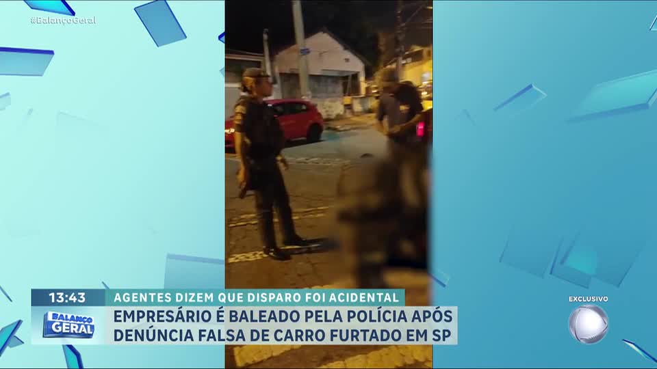Empresário é baleado no pescoço pela polícia durante abordagem na rua em Jundiaí (SP)