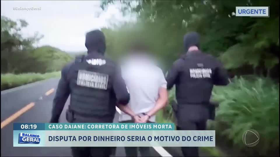 Caso Daiane: reconstituição investiga homicídio da corretora em disputa financeira