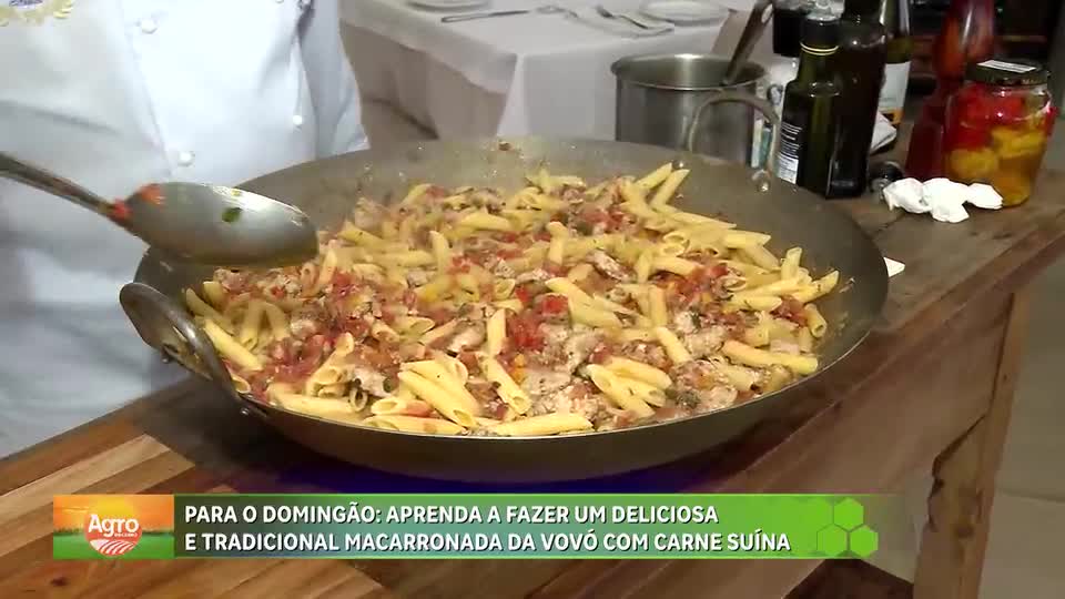 Receita de Macarronada da Vovó com Chef Rosário
