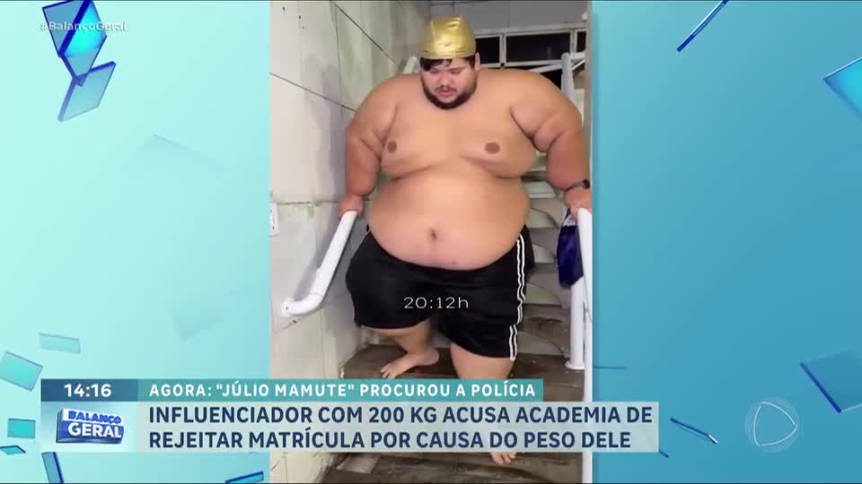 Influenciador obeso denuncia academia por gordofobia depois de ter sua matrícula negada