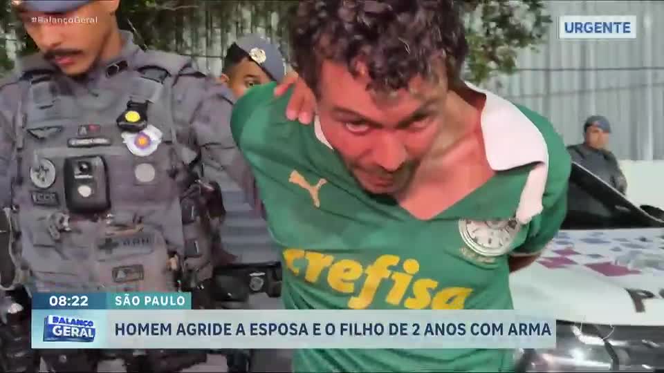 Homem é preso em Juquitiba (SP) por tentativa de feminicídio contra esposa e filho