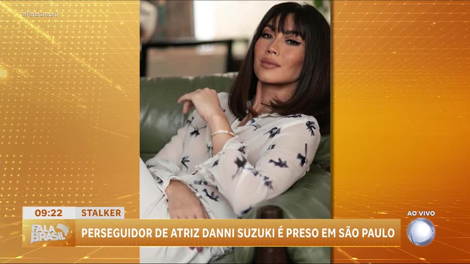 Homem é preso após 10 anos de perseguição à atriz Daniele Suzuki