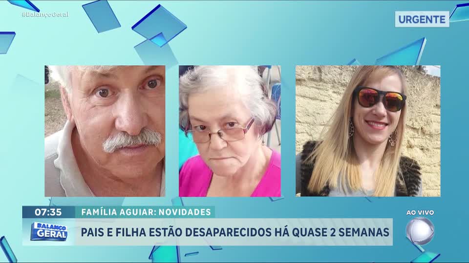Novas imagens podem ajudar a esclarecer desaparecimento de família no RS