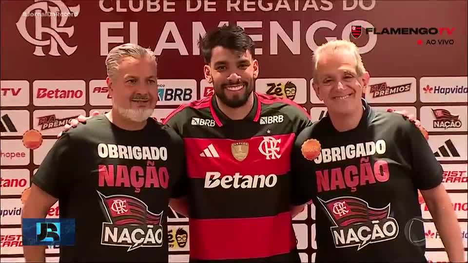 Lucas Paquetá é apresentado oficialmente pelo Flamengo nesta segunda (2)