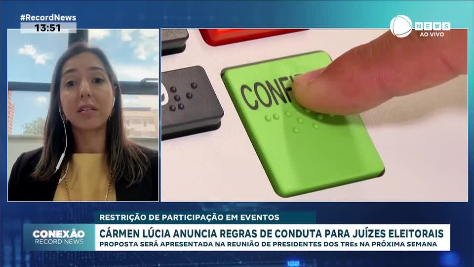 Cármen Lúcia anuncia regras de conduta para juízes eleitorais