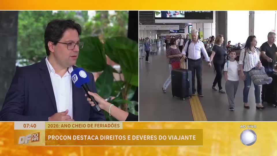 Procon DF dá dicas sobre direitos de passageiros aéreos