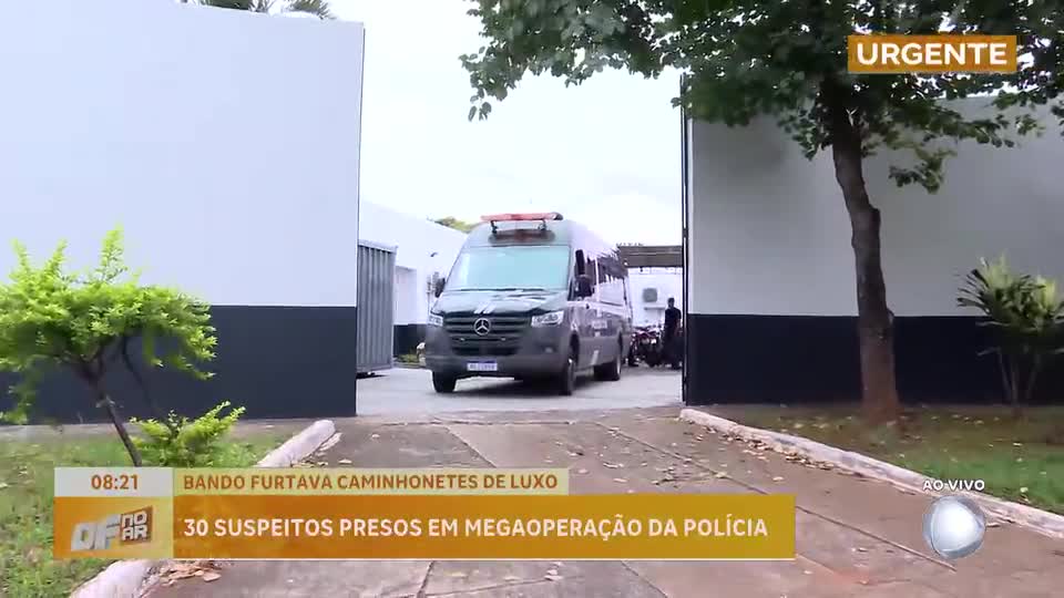 Polícia Civil prende 30 suspeitos em operação contra furto de caminhonetes de luxo