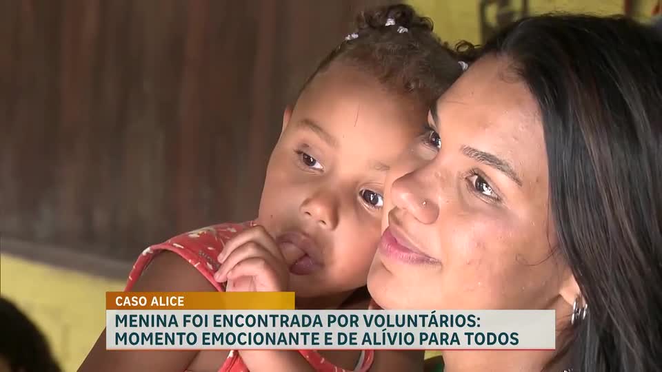 Polícia Civil investiga desaparecimento de Alice após menina ser encontrada viva em Jeceaba (MG) 