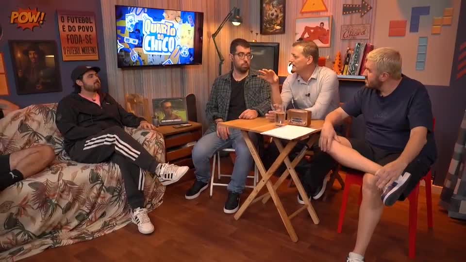 Assista à íntegra da estreia do Quarto do Chico, novo quadro dos Desimpedidos