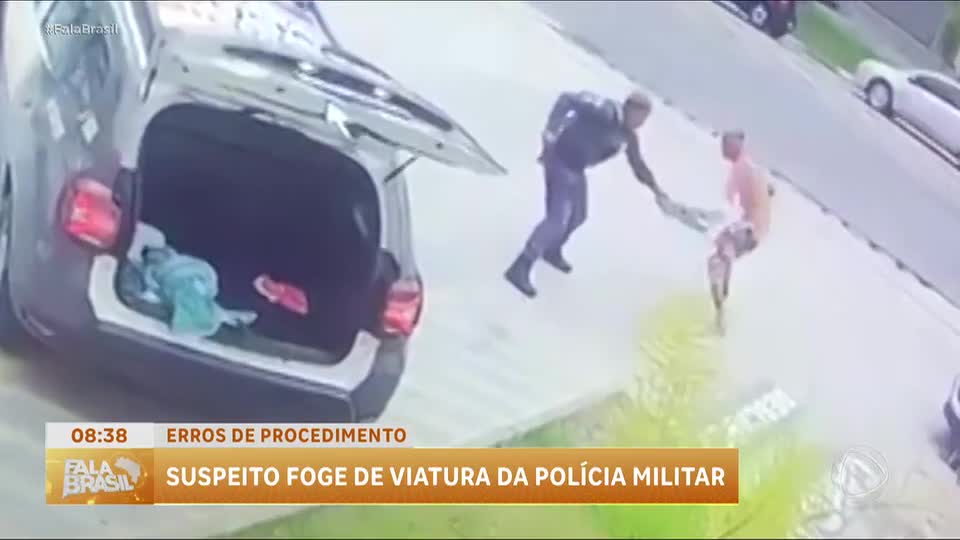 Suspeito foge de viatura após confronto com policial em Mauá