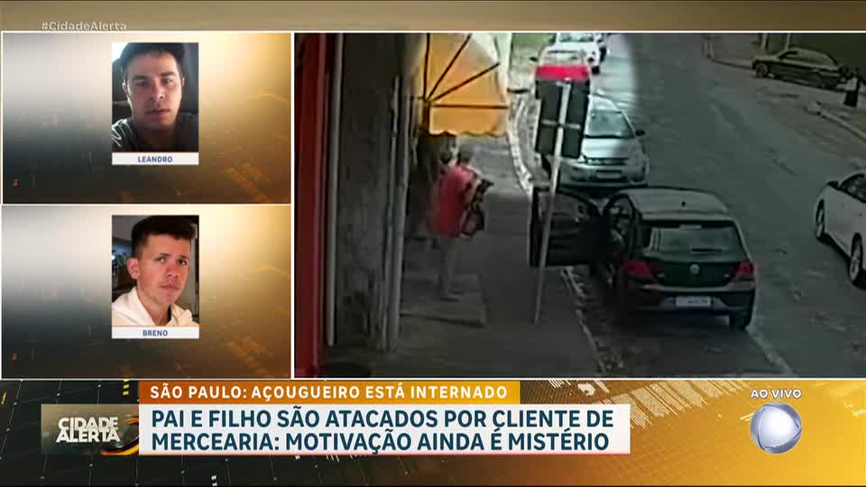 Homem ataca açougueiro com golpes de faca em mercearia de São Paulo 