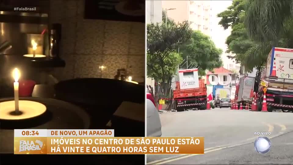 Apagão atinge região central de São Paulo por 24 horas