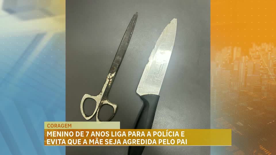 Menino de sete anos liga para a PM e evita que a mãe seja agredida pelo pai em BH 