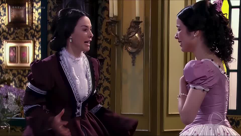 Branca diz que não irá esquecer Álvaro | A Escrava Isaura 