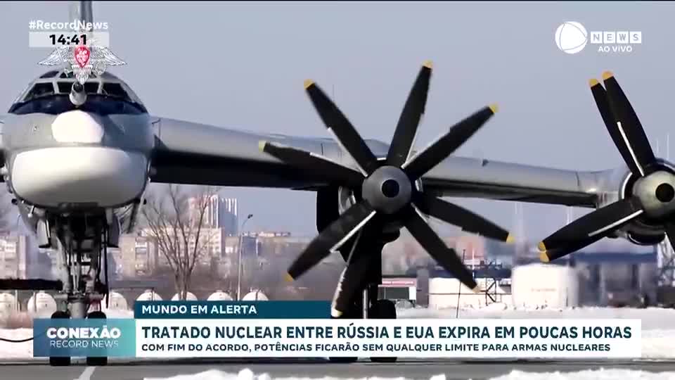 Tratado nuclear entre Rússia e EUA expira em poucas horas