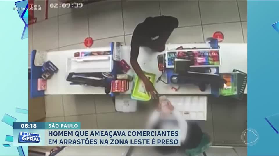 Homem é finalmente preso após fazer diversos arrastões em farmácias da zona leste de São Paulo