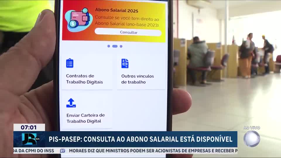 Consulta ao abono salarial PIS/Pasep já está disponível