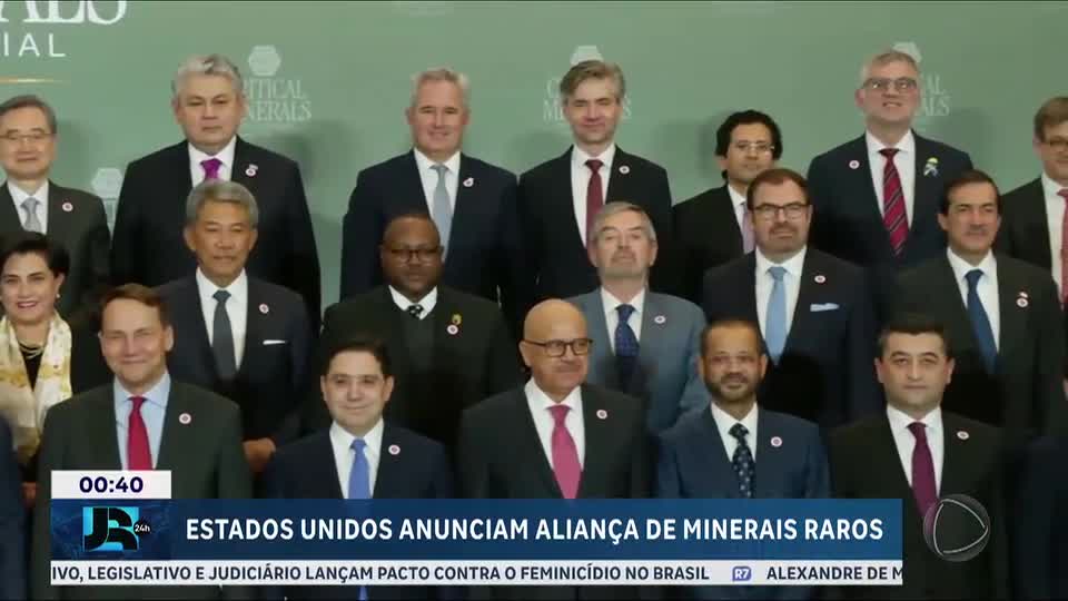 EUA anunciam aliança com a União Europeia, Japão e México para mapeamento de minerais raros