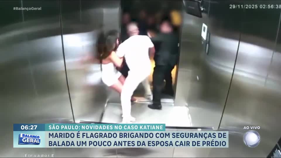Novas imagens complicam marido de mulher que morreu ao cair do décimo andar em São Paulo