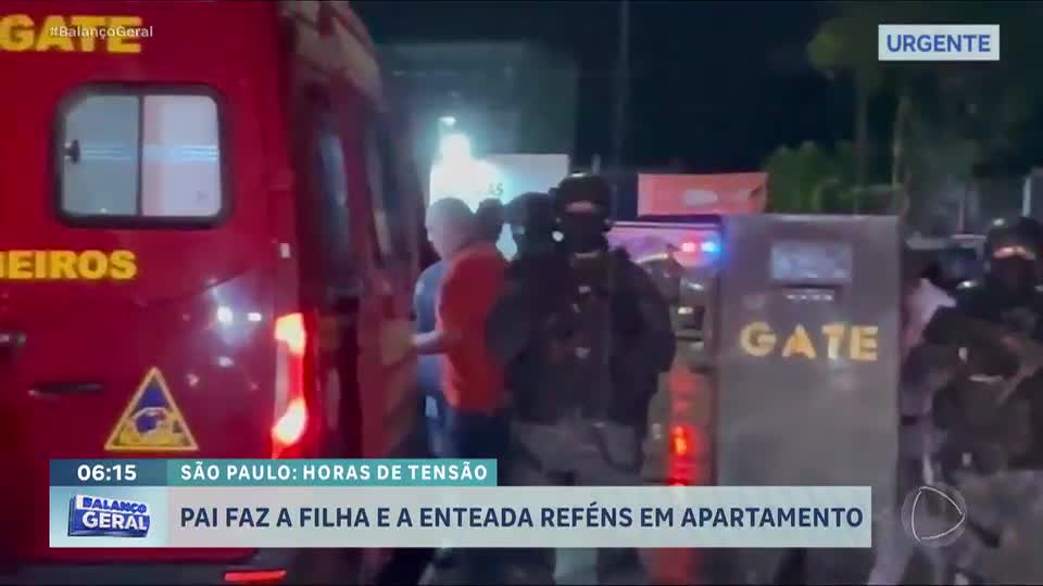 Homem mantém enteada e filha reféns e ameaça abrir registro de gás em São Paulo