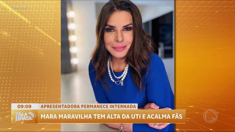Mara Maravilha deixa UTI e é transferida para quarto