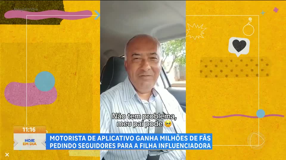Bombou nas Redes: Motorista viraliza ao promover a filha influenciadora para passageiros