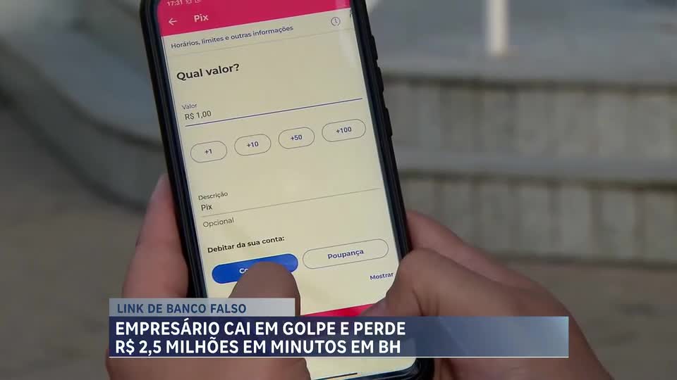Empresário cai em golpe e perde dois milhões e meio de reais em Belo Horizonte