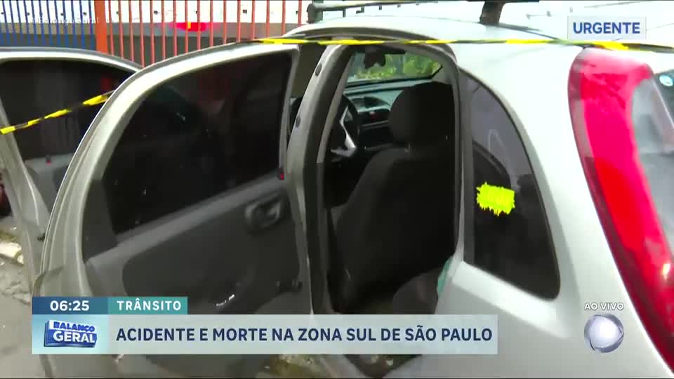 Homem perde controle de carro e morre perto de escola na zona sul de São Paulo