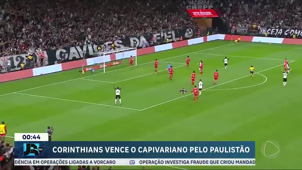 Corinthians vence o Capivariano por 3 a 0 com gols de jogadores revelados no clube