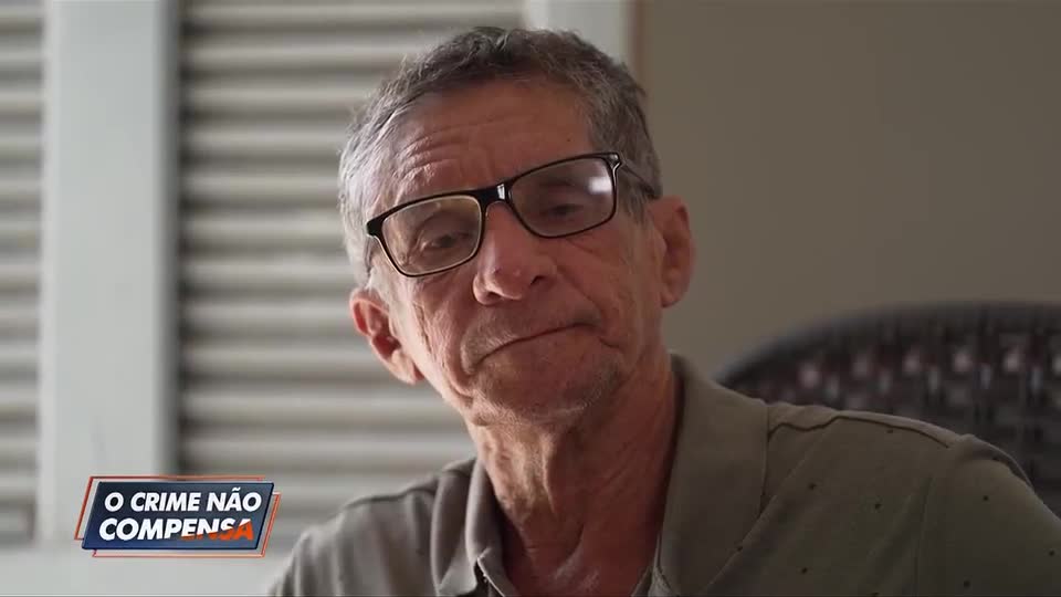 Veja no Domingo Espetacular como vive o idoso que já participou de mais de cem roubos a bancos