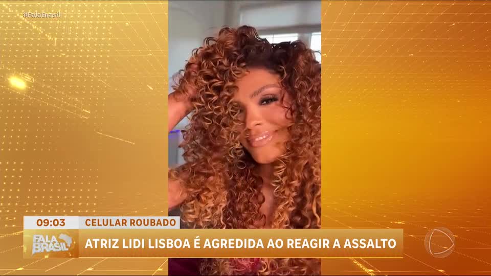 Atriz Lidi Lisboa é agredida após reagir a assalto no Rio