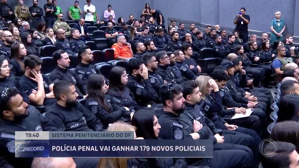 Distrito Federal terá 179 novos policiais para o sistema penitenciário