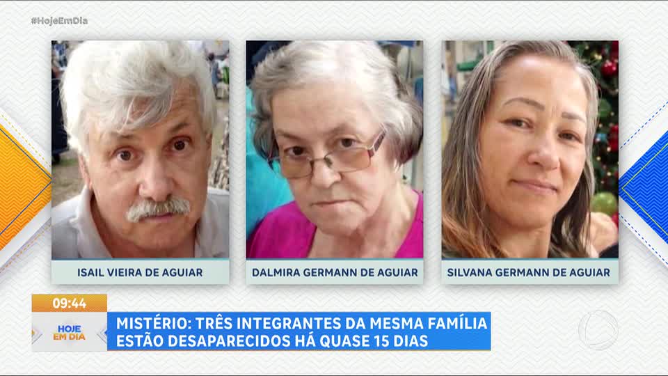 Delegado fala sobre desaparecimento misterioso de três integrantes da mesma família