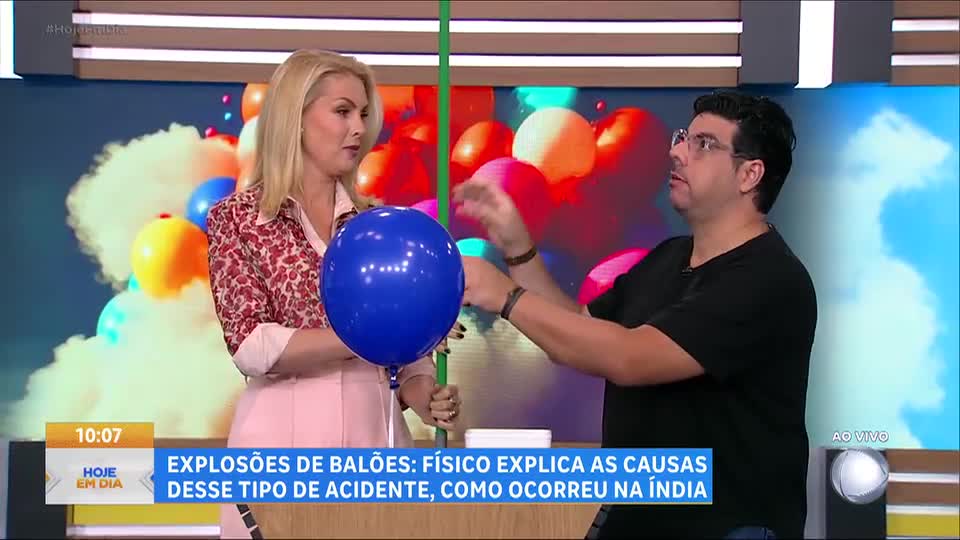 Físico explica os riscos de explosões com balões inflados com hidrogênio