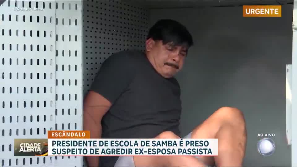 Presidente de escola de samba é preso suspeito de agredir ex-esposa em Manaus (AM)