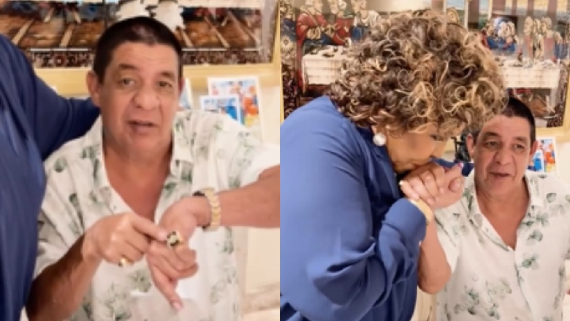 Zeca Pagodinho ganha presente exclusivo de Alcione e celebra aniversário mais feliz aos 67 anos