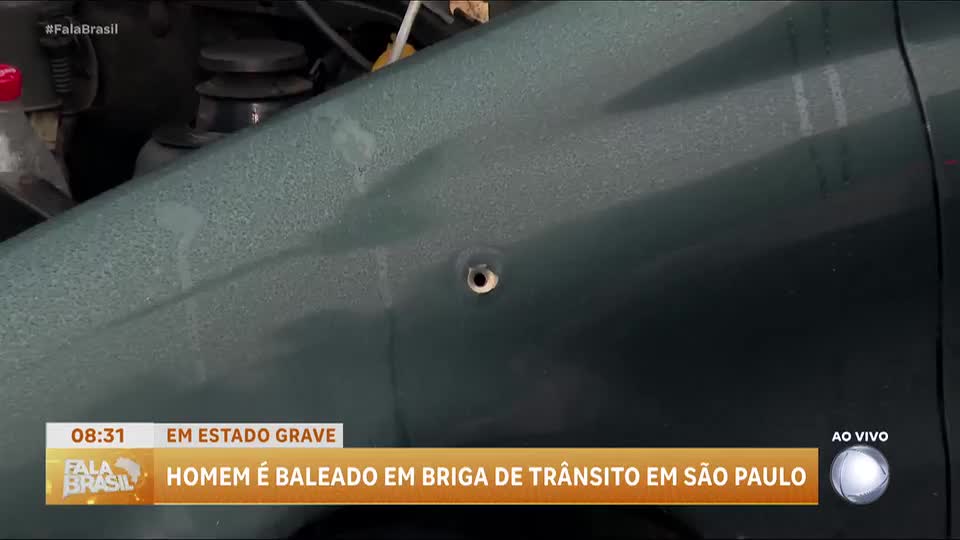 Homem é baleado após briga de trânsito no centro de SP