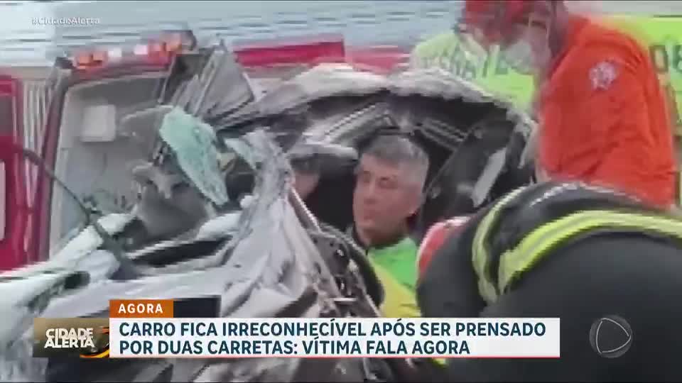 Homem escapa ileso de grave acidente envolvendo três veículos no Mato Grosso