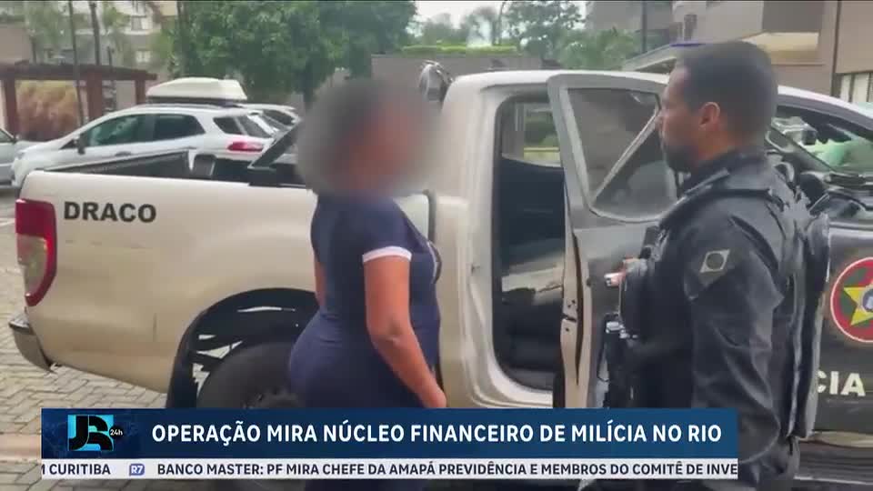 Polícia e Ministério Público do Rio realizam operação contra núcleo financeiro de milícia