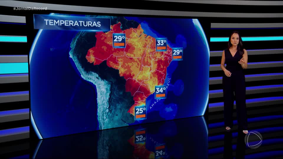 Previsão do Tempo: temporais atingem áreas do Centro-Oeste, Sudeste e Norte do Brasil