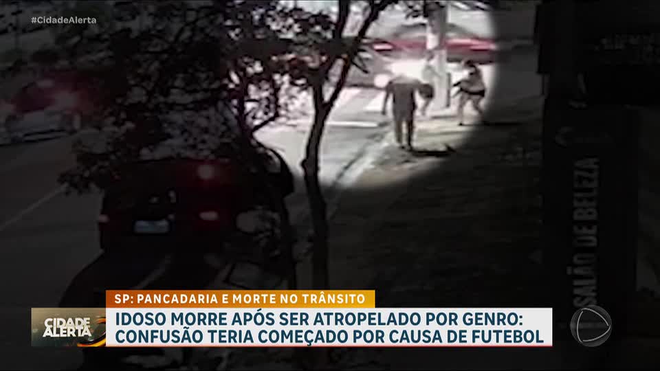 Idoso morre ao ser atropelado pelo genro após possível discussão por futebol