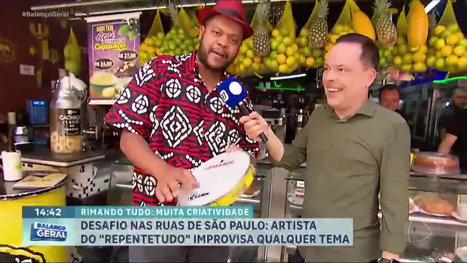 Pepino Repentista: conheça o artista que cria rimas sobre qualquer assunto