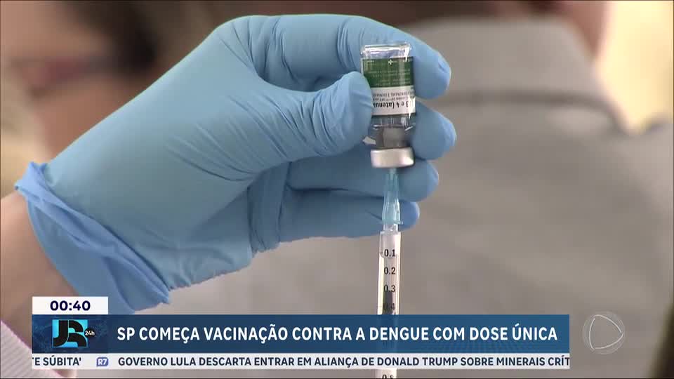 São Paulo inicia vacinação contra a dengue com imunizante do Butantan