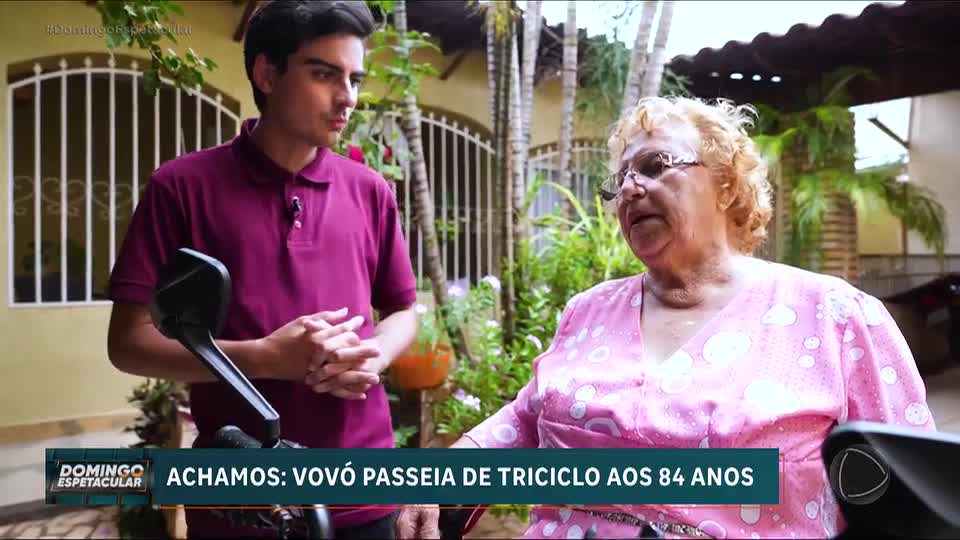 Achamos no Brasil: Idosa de 84 anos viraliza ao fugir de triciclo em Goiás