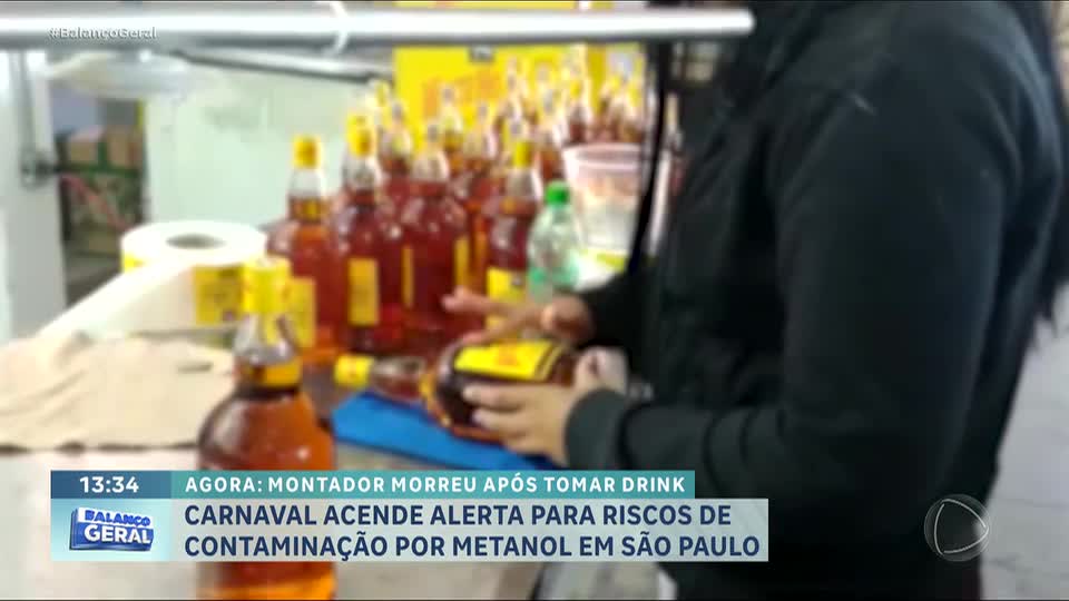 Nova morte por ingestão de metanol em bebidas em SP acende alerta para o Carnaval