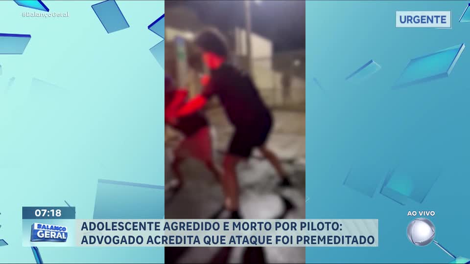 Família de jovem morto após ser agredido por piloto acredita que ele caiu em emboscada
